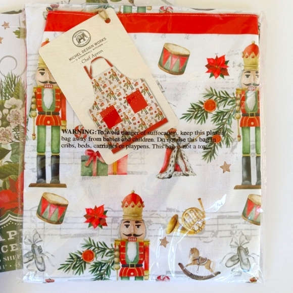 NWT 3 Pc Michel Design Works Stonewall Kitchen Nutcracker Suite Holiday - Picture 3 of 5